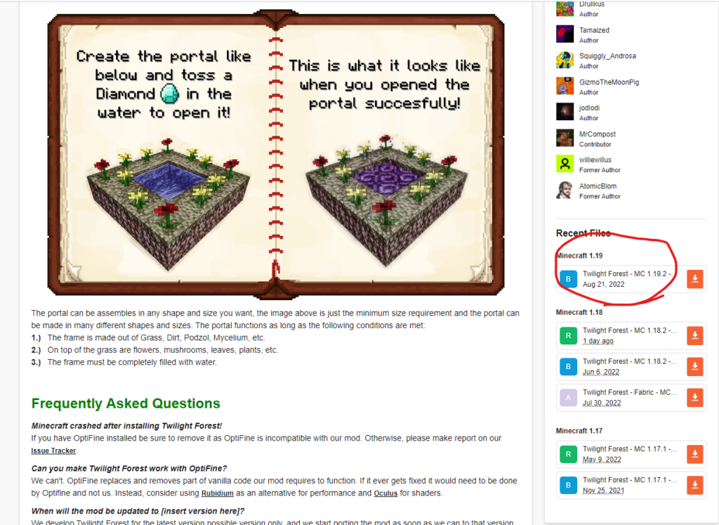 1 19 2対応 黄昏の森 Mod紹介 まいぺーすマインクラフト