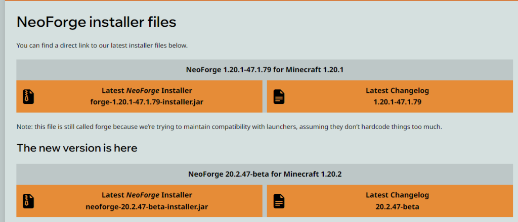 1.21以降の主流？ マインクラフト NeoForgeについて．インストール方法も - まいぺーすマインクラフト